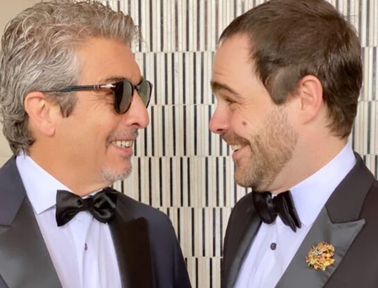 Oscar 2023: Peter Lanzani y Ricardo Darín adelantaron su look para la alfombra roja
