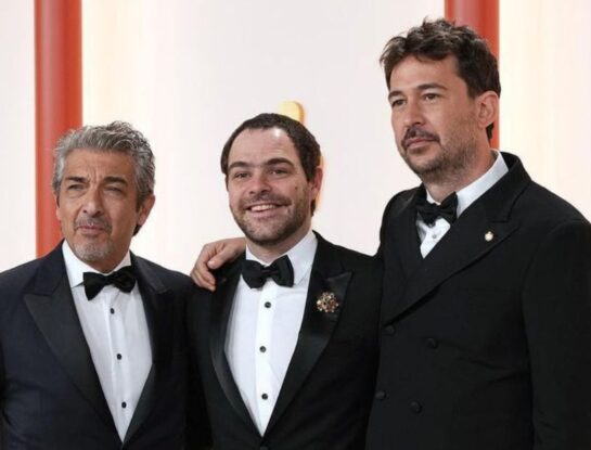 Oscar 2023: por qué Ricardo Darín, Peter Lanzani y Santiago Mitre se vistieron igual en la red carpet