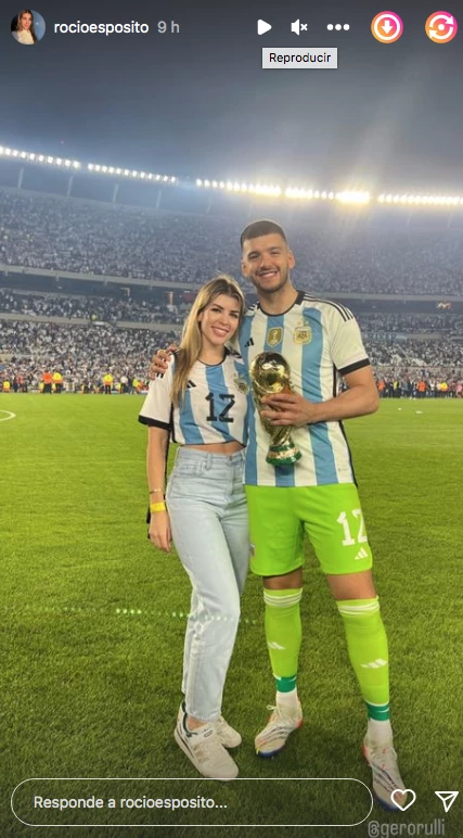 Rocio Esposito, mujer de Gero Rulli