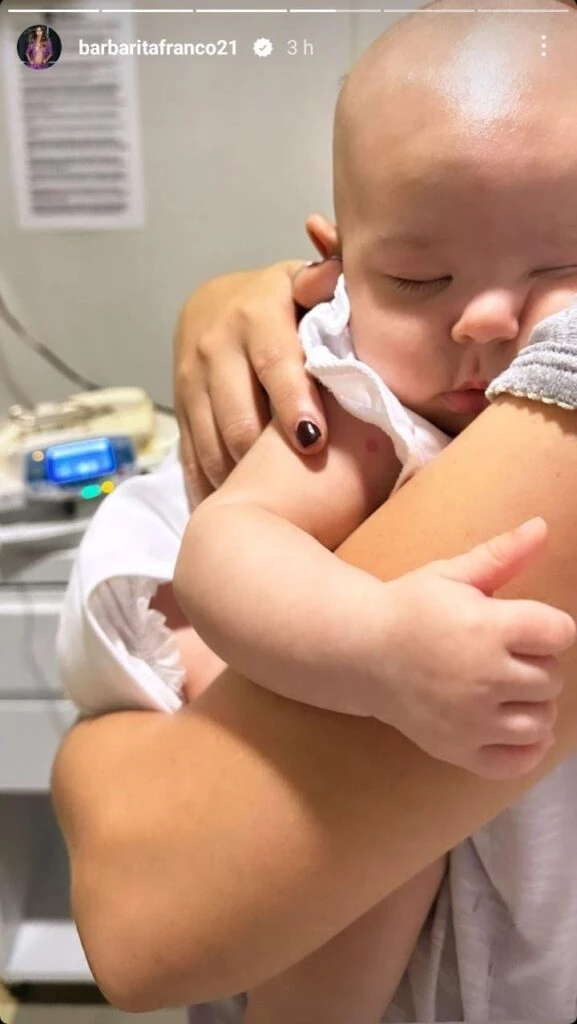 Sarah, la hija de Barby Franco, recibió el alta médica