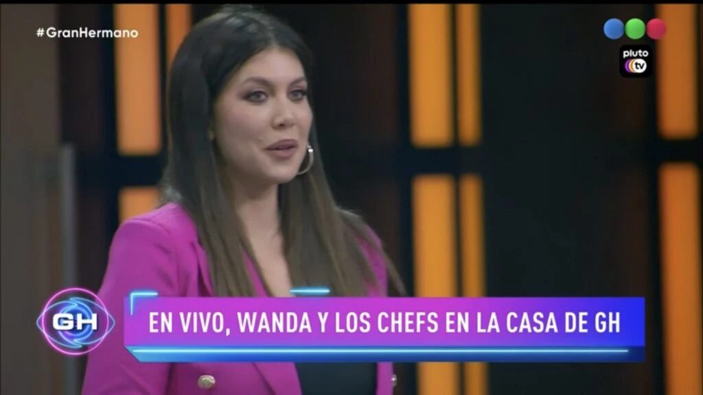 Wanda Nara en Gran Hermano. Foto: Instagram.