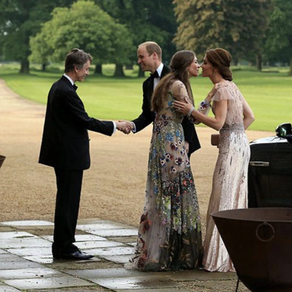 William, su amante y sus parejas