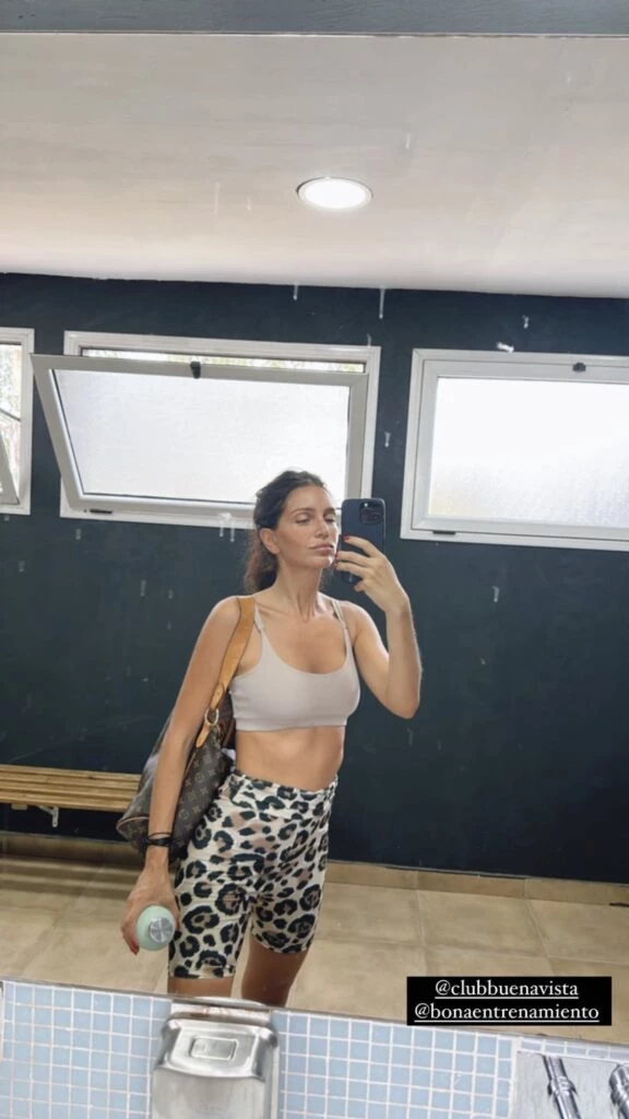 Zaira Nara y su look athleisure. Foto: Instagram.