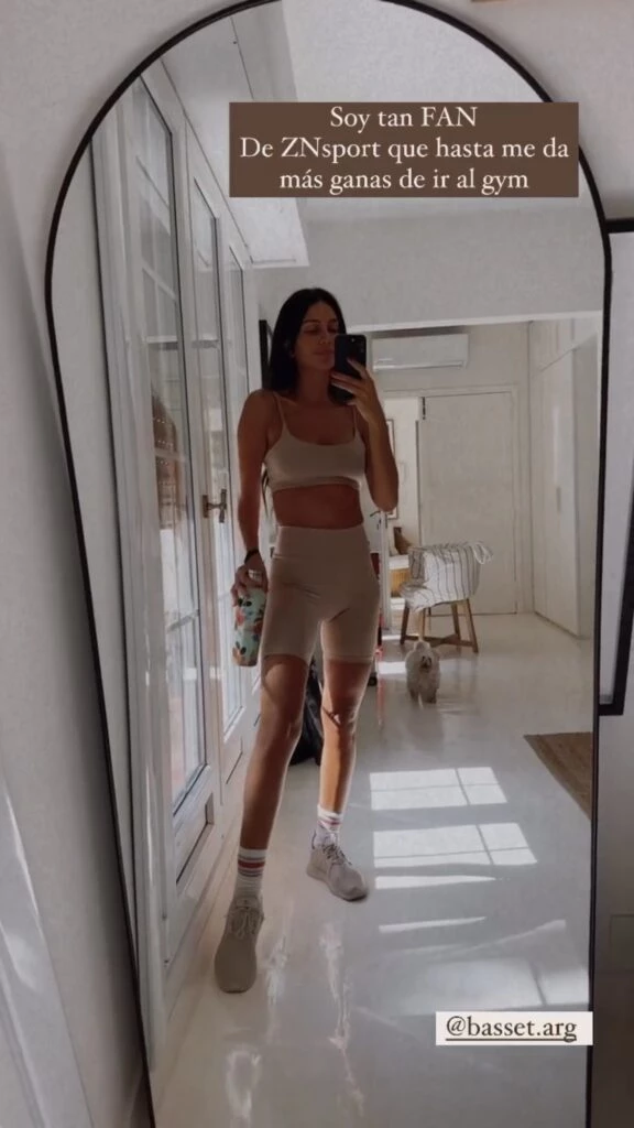 Zaira Nara y su look deportivo