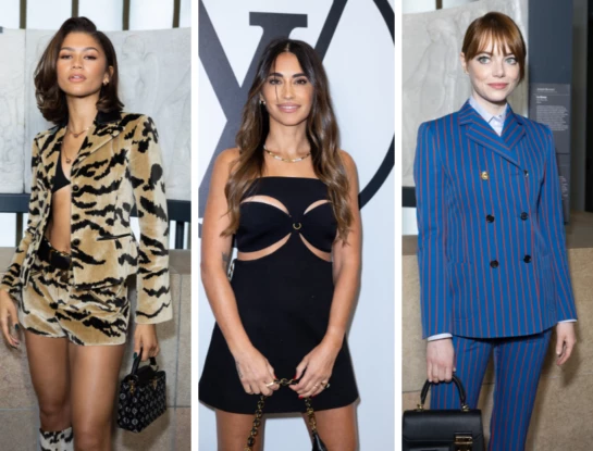 Vidriera: de Zendaya a Antonela Roccuzzo, los looks de las invitadas VIP al fashion show de Louis Vuitton en París