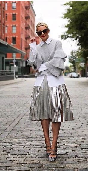 como usar el metalizado en tus looks