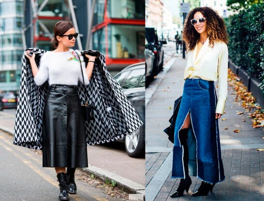 4 estilos de maxifalda que se imponen este otoño