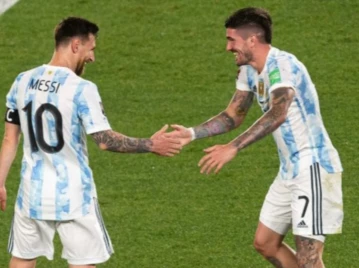 rodrigo de paul y leo messi