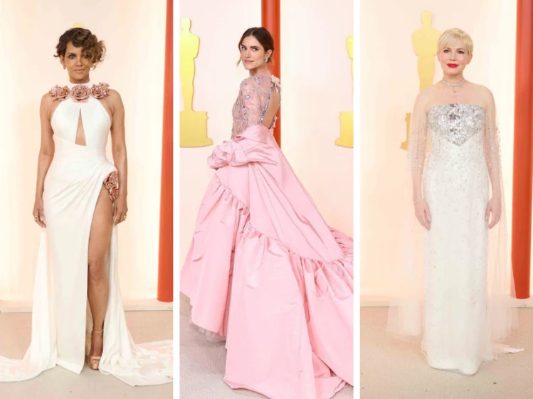 tendencias blanco y rosa ballet oscar 2023