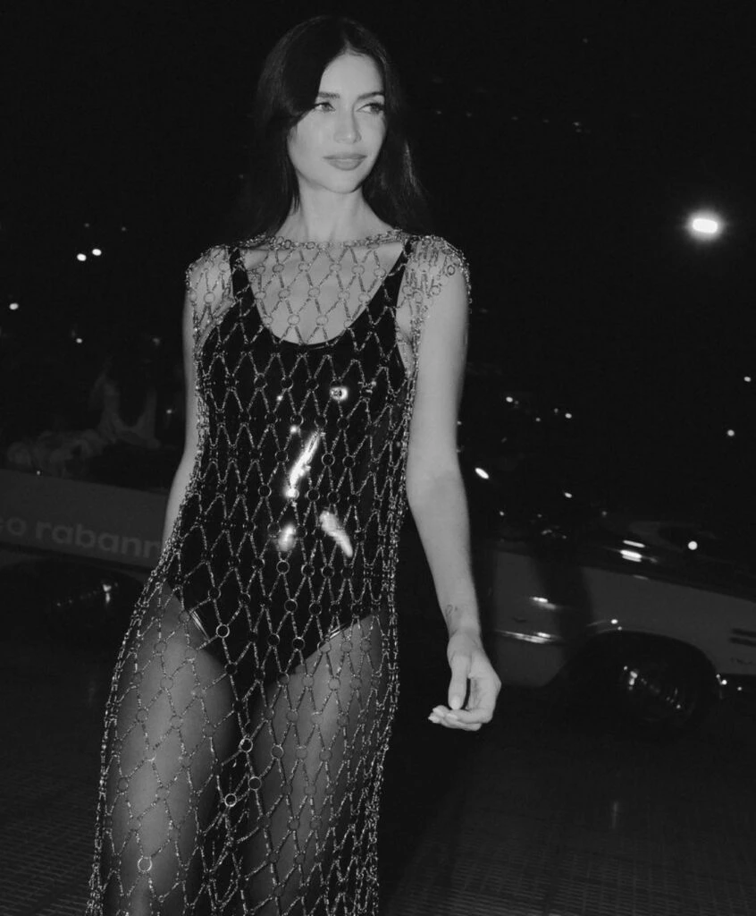 Así es el naked dress de Zaira Nara