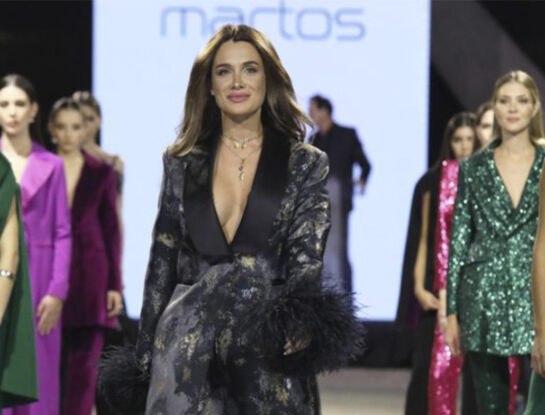 Cami Homs modelo por un día: desfiló para la diseñadora Cynthia Martos