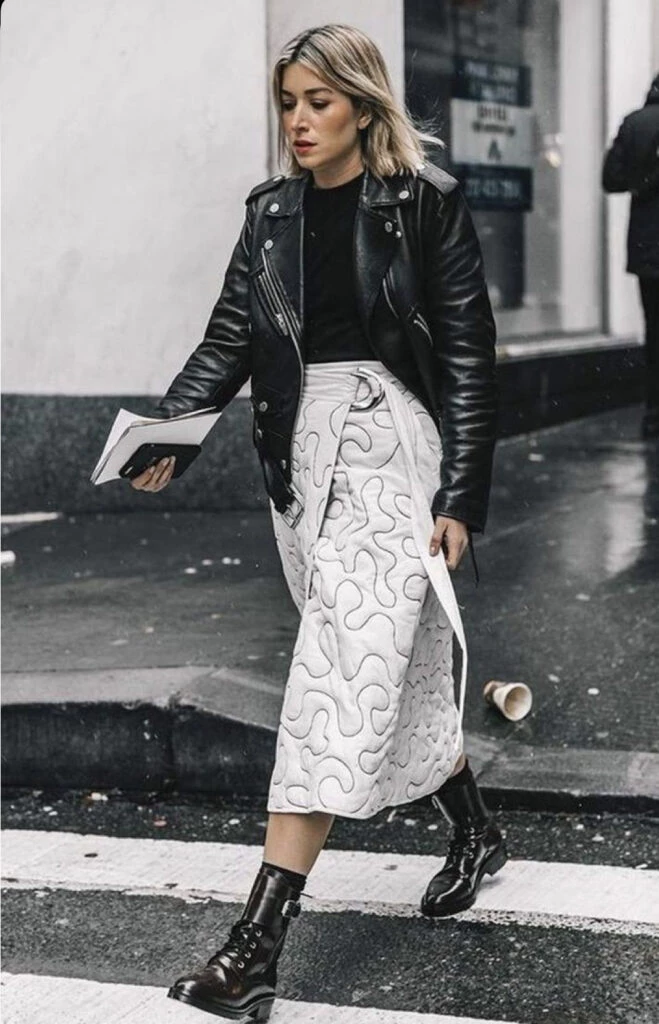 Campera biker. Foto: Pinterest.