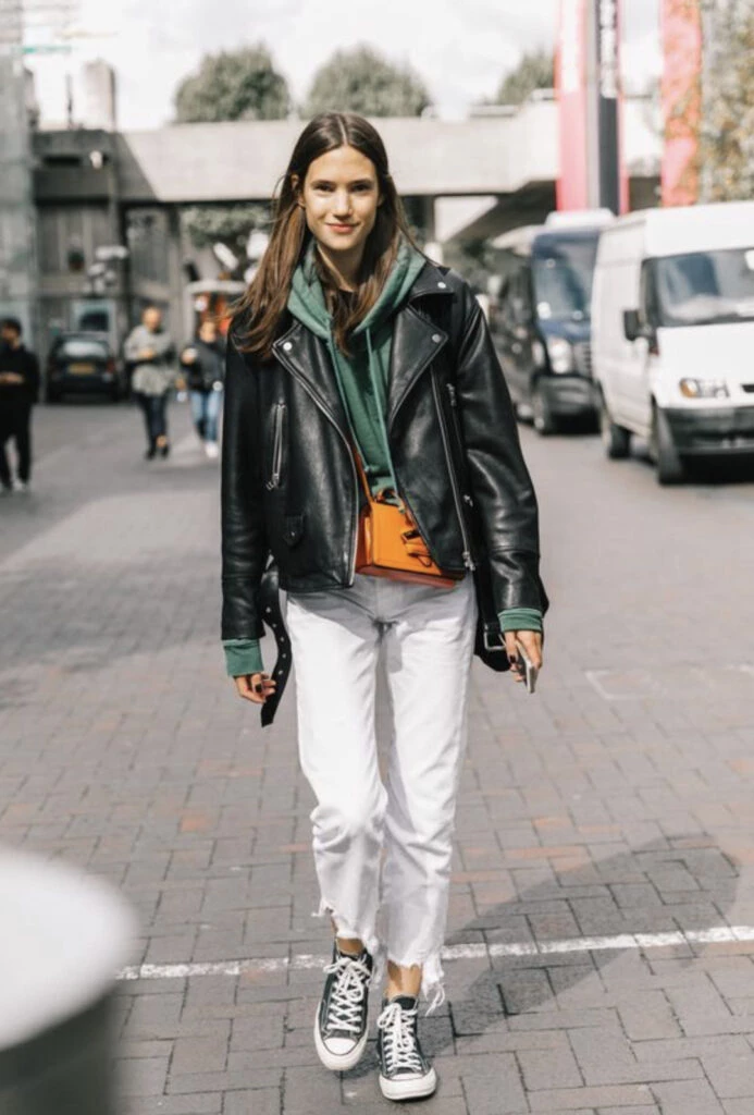 Campera biker. Foto: Pinterest.