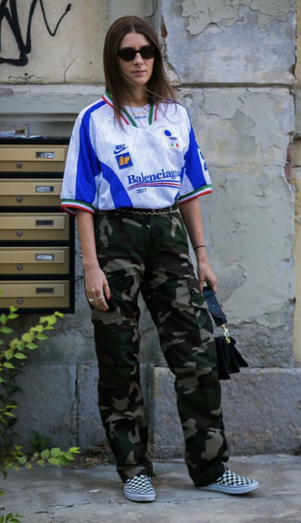 Camuflado, el estampado que vamos a necesitar. Foto: Pinterest.