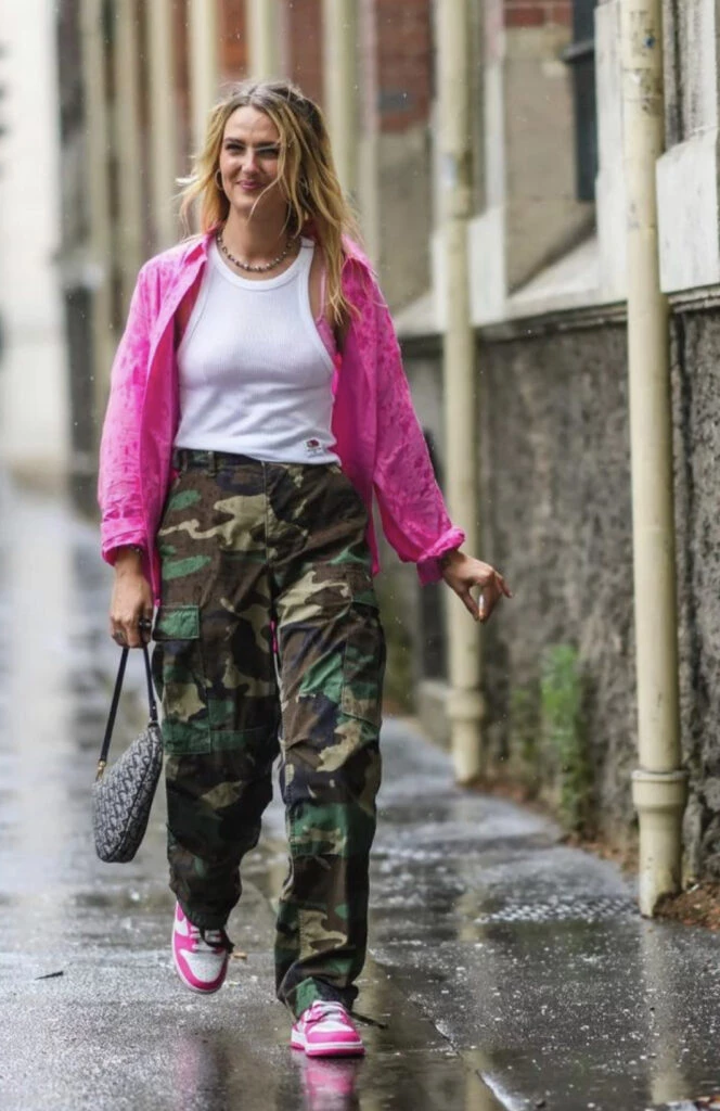 Camuflado, el estampado que vamos a necesitar. Foto: Pinterest.