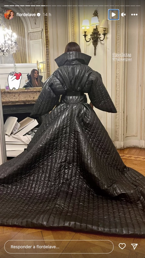 Flor de la V en desfile Pucheta