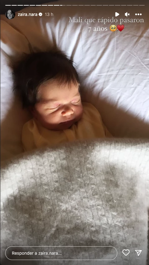 Zaira Nara con Malaika