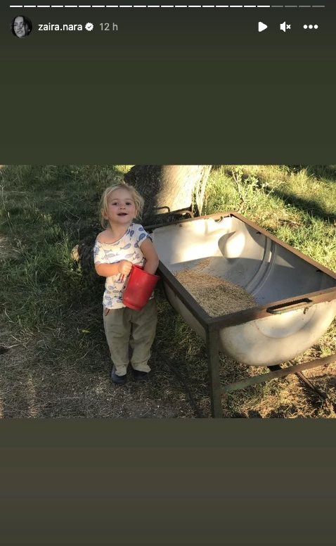 Zaira Nara con Malaika