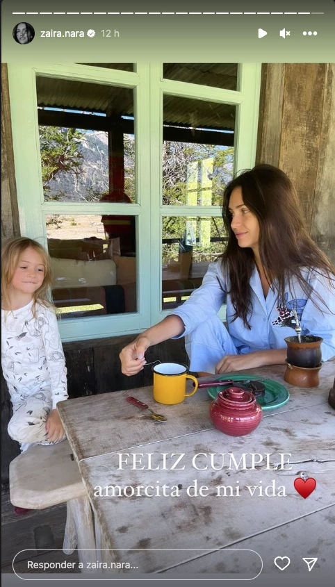 Zaira Nara con Malaika