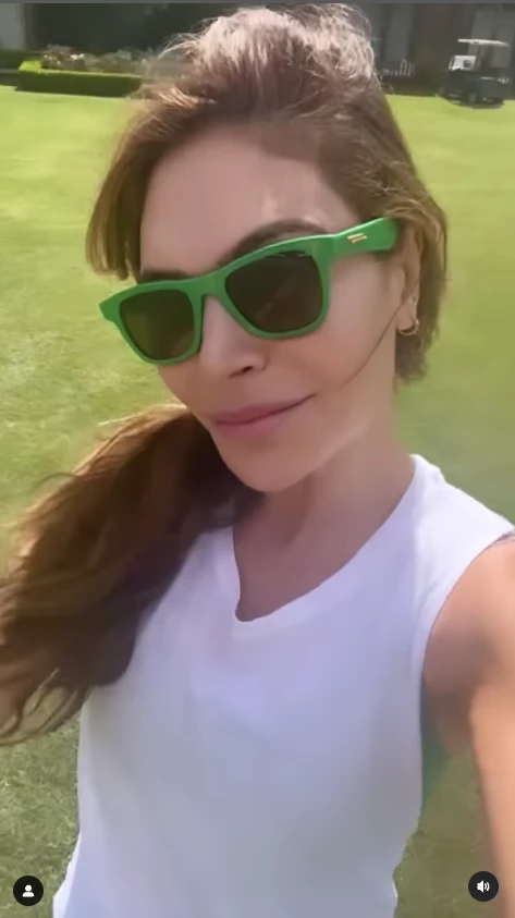 Robbie Williams y su esposa, la actriz Ayda Fields