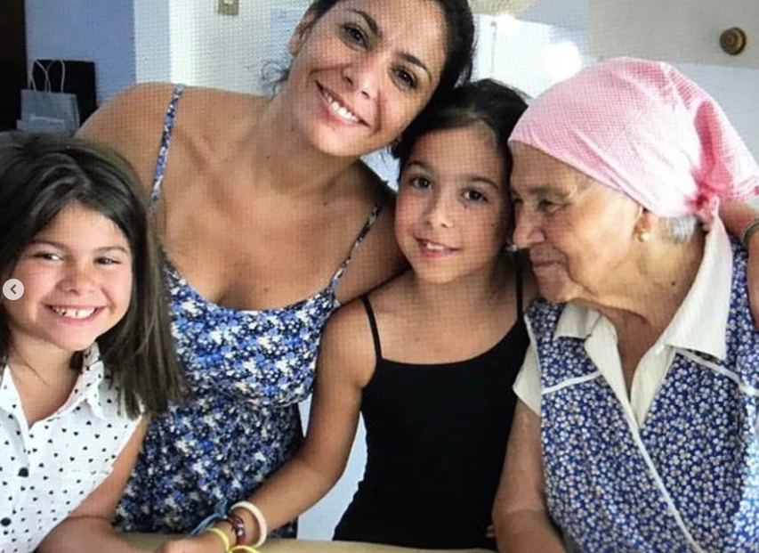 Donato de Santis despide a su mamá