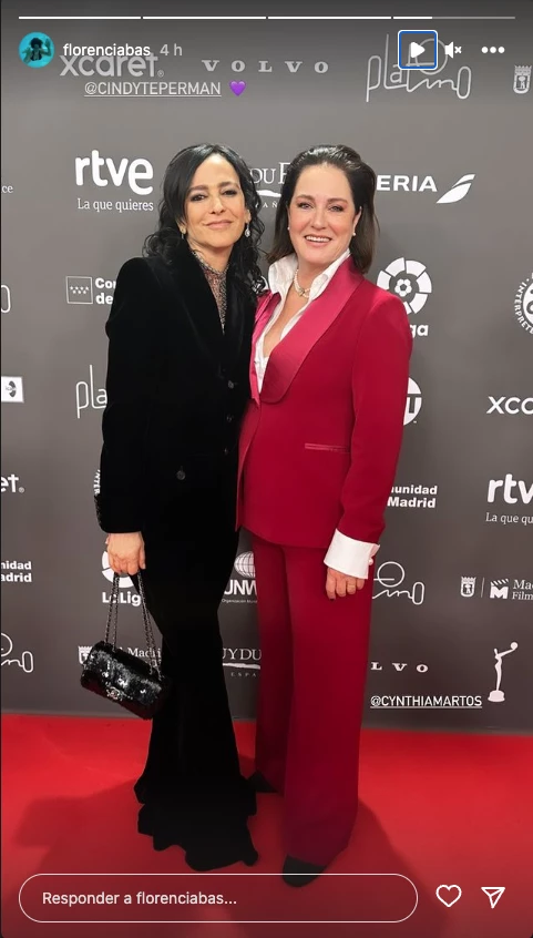 Florencia Bas con productora Cindy Teperman