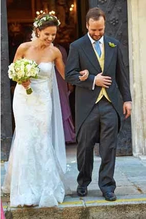 Juan Zorreguieta en su casamiento