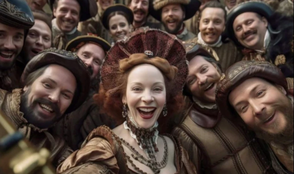 Elizabeth I con inteligencia artificial