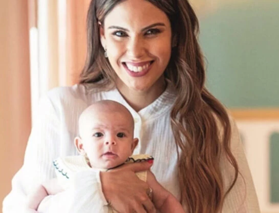 El mal momento que vivió Barby Franco en la puerta de su casa con su beba, Sara