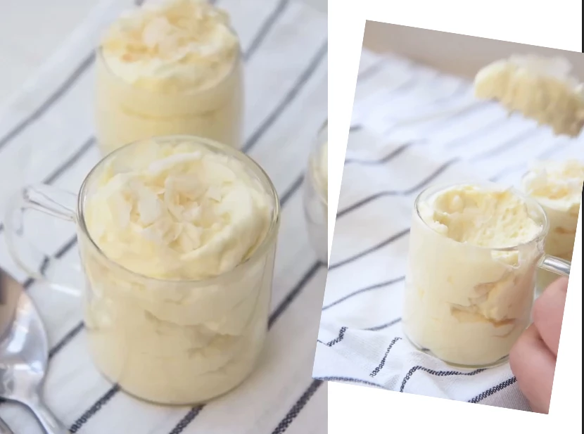 Moosse de choco blanco de Estefi Colombo