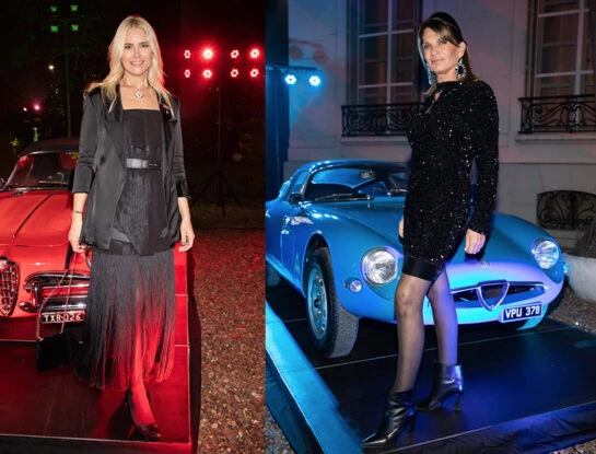 Vidriera: desde Valeria Mazza a Teresa Calandra, los mejores looks de noche en rojo y negro