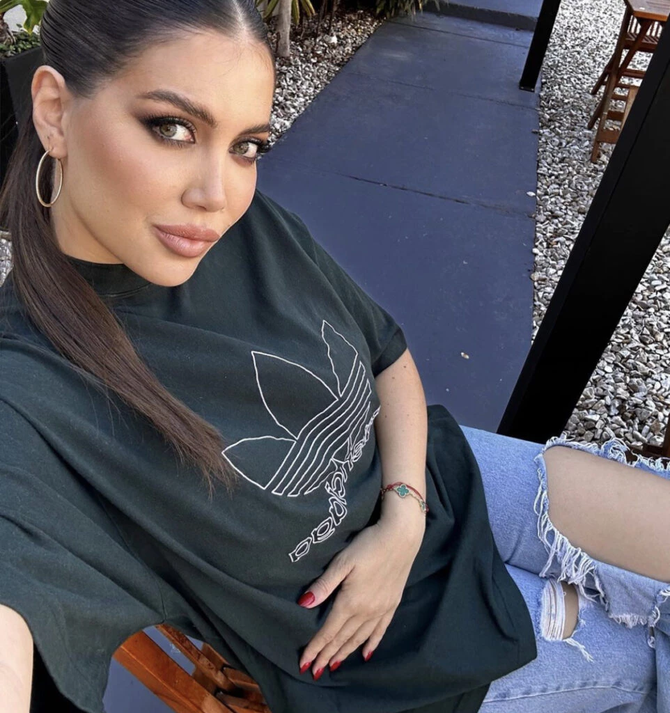 El look casual de Wanda Nara. Foto: Instagram.