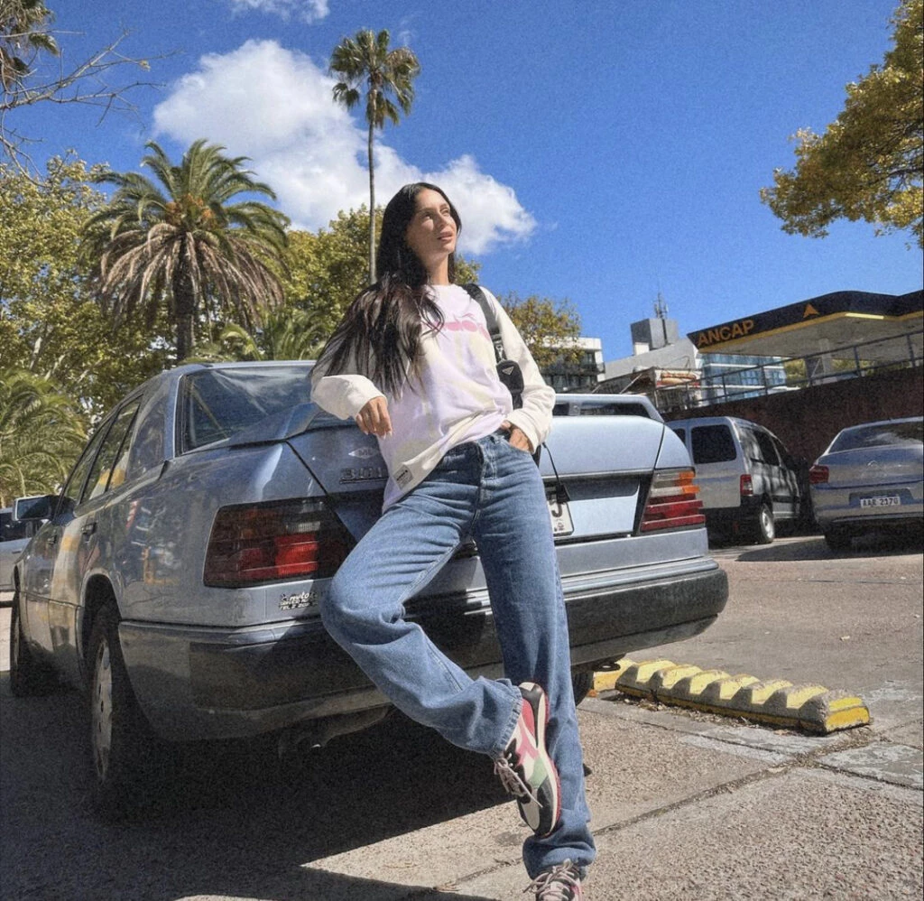 El look casual de Zaira. Foto: Instagram.