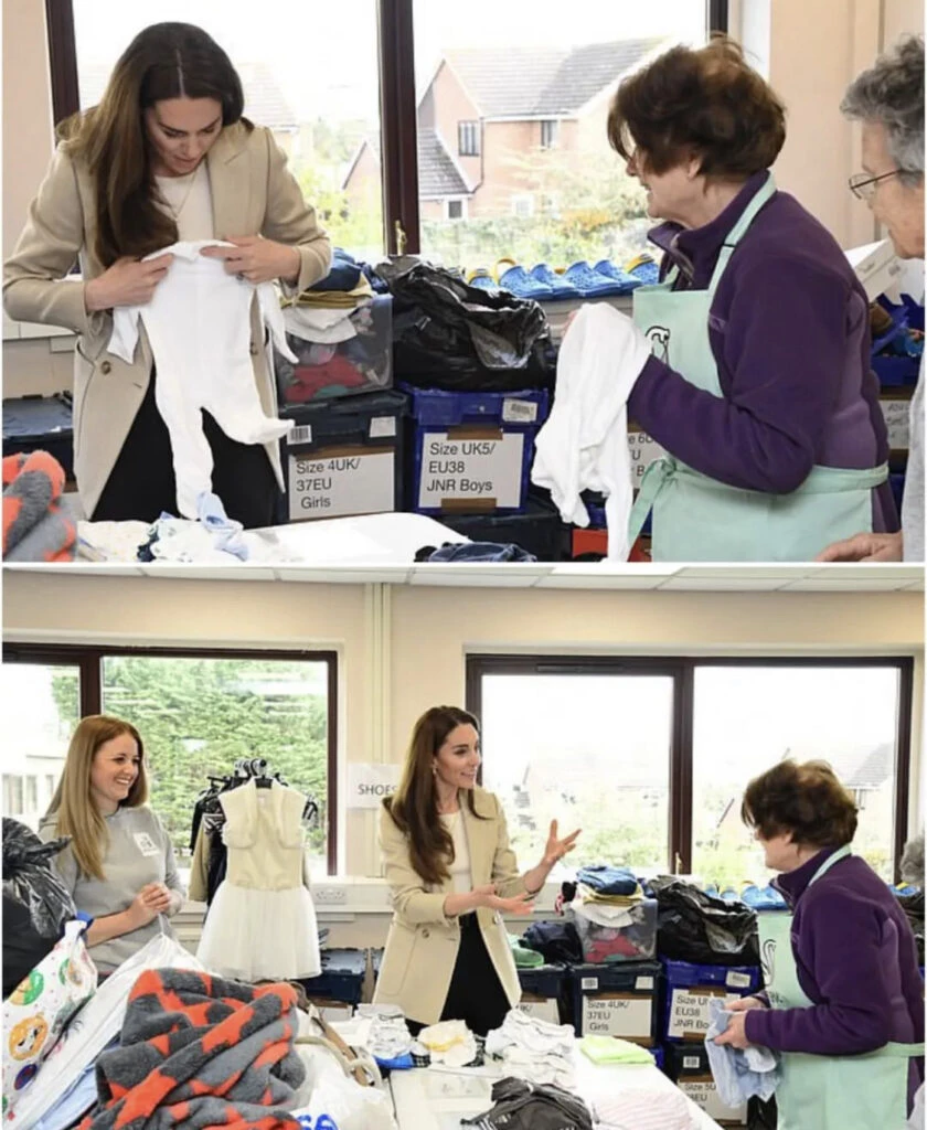 El look de Kate Middleton con zapatos más cómodos. Foto: Instagram.