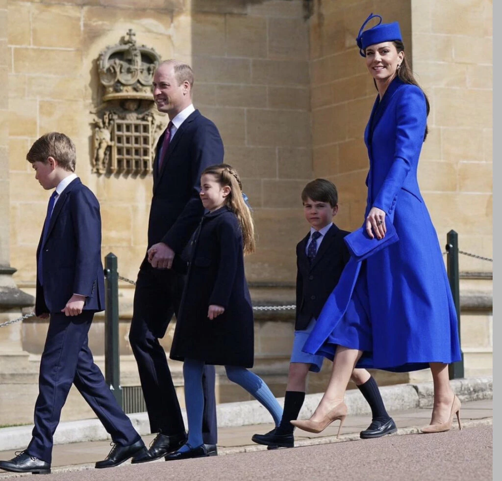 El look de Kate Middleton para Pascuas. Foto: Instagram.