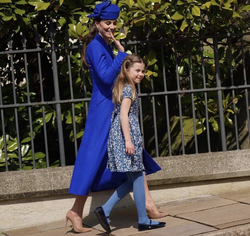 El look de Kate Middleton para Pascuas. Foto: Instagram.