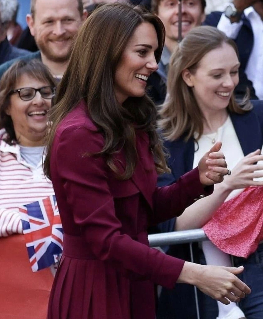 El look monocromático de Kate Middleton. Foto: Instagram.