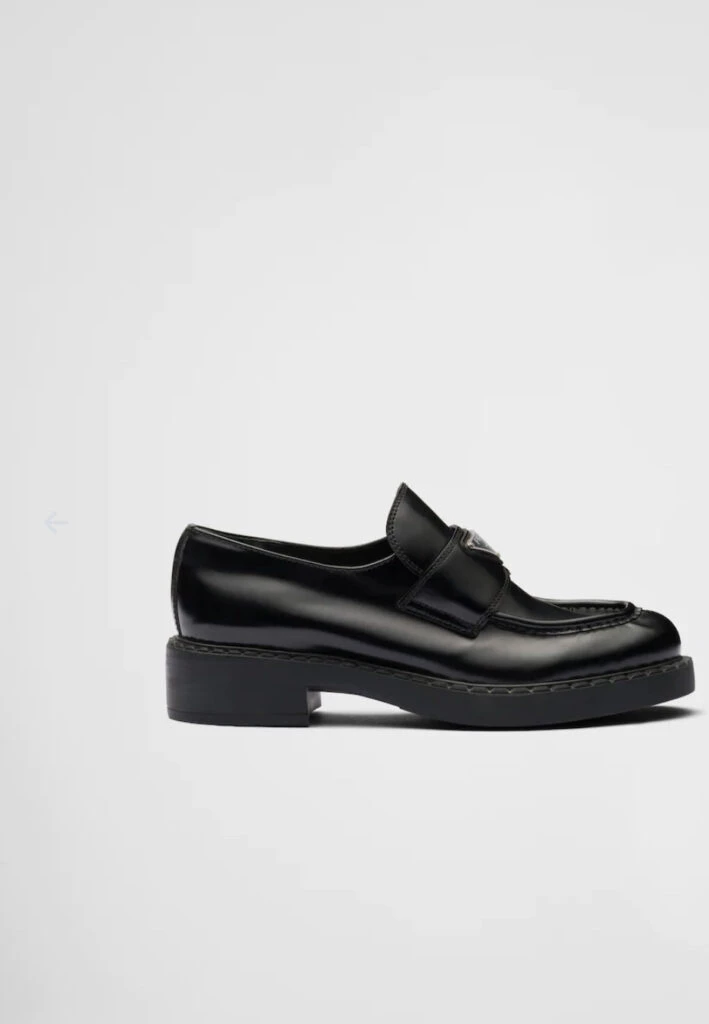 Estos son los mocasines Prada de Nicole. Foto: web.