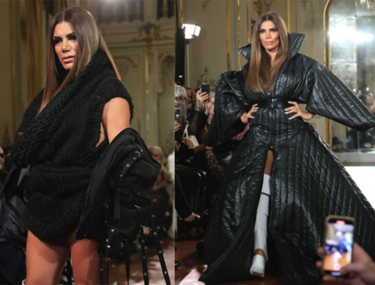 Flor de la V en Argentina Fashion Week: desfiló con los impactantes diseños de Gustavo Pucheta