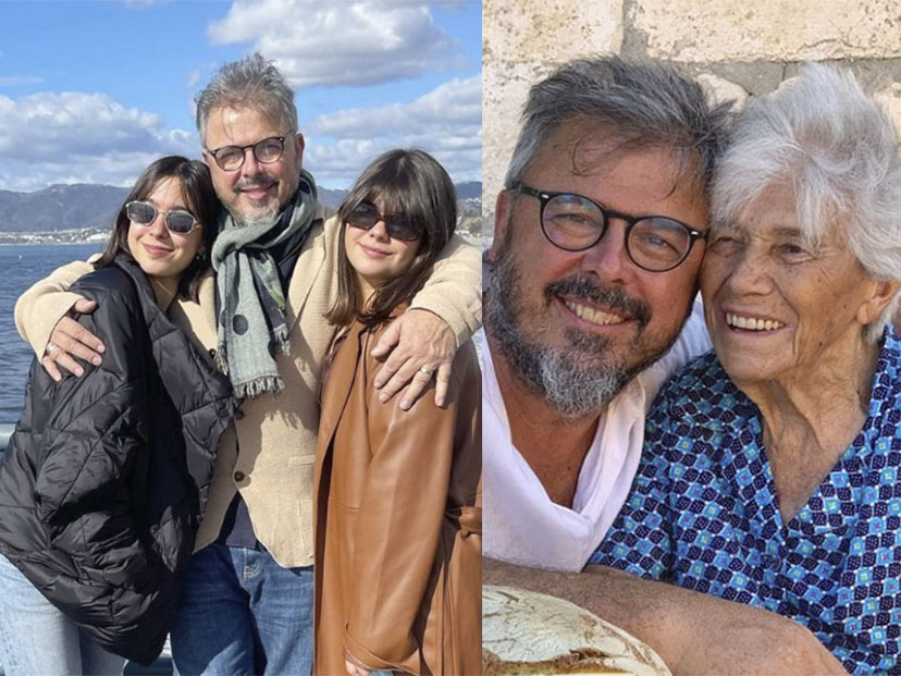 El homenaje de Francesca, una de las hijas de Donato de Santis, para su abuela María, quien murió este domingo de Pascuas