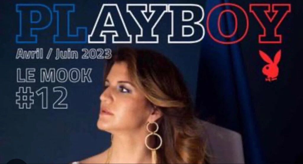Marlène Schiappa en la tapa de Playboy