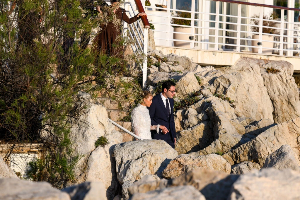 Sofia Richie y su look preboda. Foto: Fotonoticias.