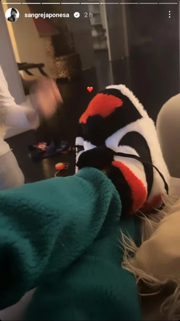 Las originales pantuflas de la China Suárez