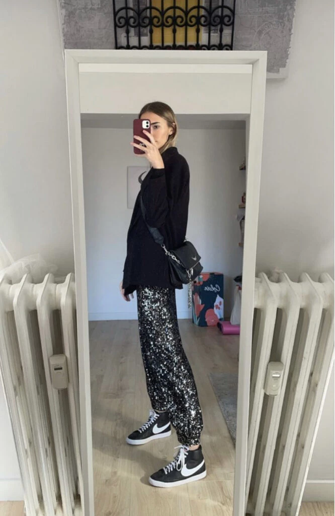 Los brillos llegan para quedarse este otoño. Foto: Pinterest.