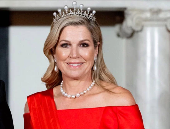 Máxima Zorreguieta impactó con su look para una cena protocolar con los Macron