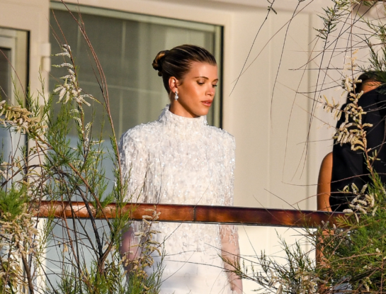 Sofia Richie impactó con su look pre boda