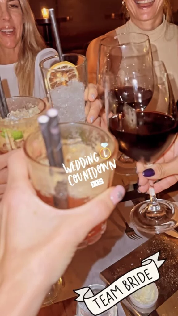 Nicole fue a probarse su vestido de novia