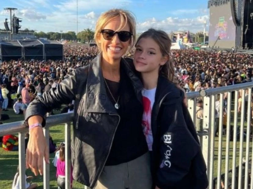 Mariana Fabbiani compartió el talento de su hija