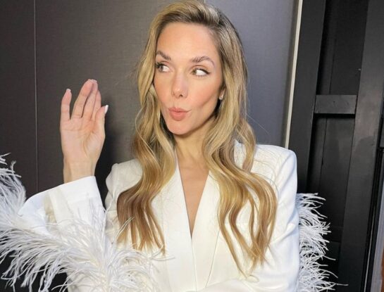 El look sastrero de Julieta Nair Calvo, diseñado por Natalia Antolín