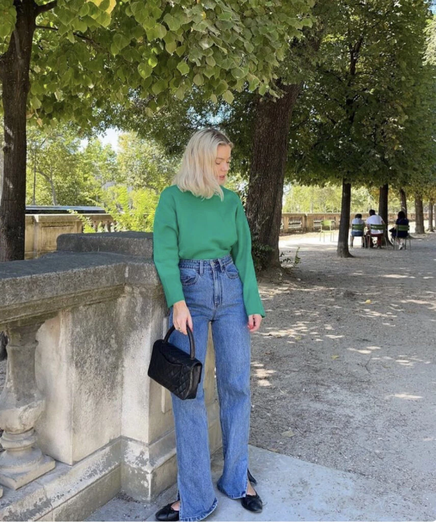 Pantalones puddle. Foto: Pinterest.